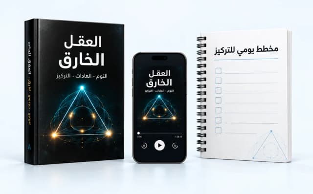 كتاب العقل الخارق ونسخته الصوتية والملف العملي